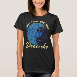 Nur ein Mädchen, das friedliebende Lieben hat T-Shirt