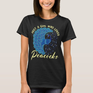 Nur ein Mädchen, das friedliebende Lieben hat T-Shirt