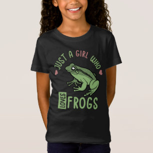 Nur ein Mädchen, das Frösche Lieben Frösche Liebes T-Shirt