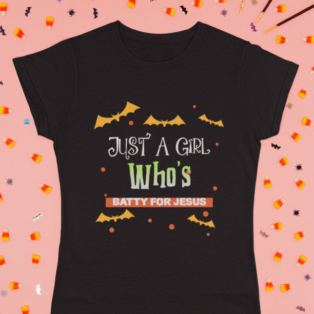 Nur ein Mädchen, das für Jesus Halloween spielt T-Shirt (Von Creator hochgeladen)