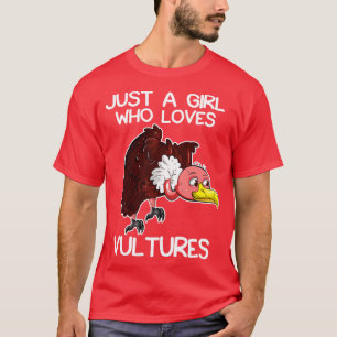 Nur ein Mädchen, das Geier Liebe T-Shirt