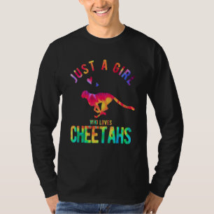 Nur ein Mädchen das Geparden liebt Gepard Gepard T-Shirt