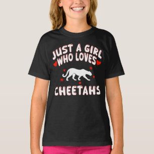 Nur Ein Mädchen Das Geparden Liebt T-Shirt