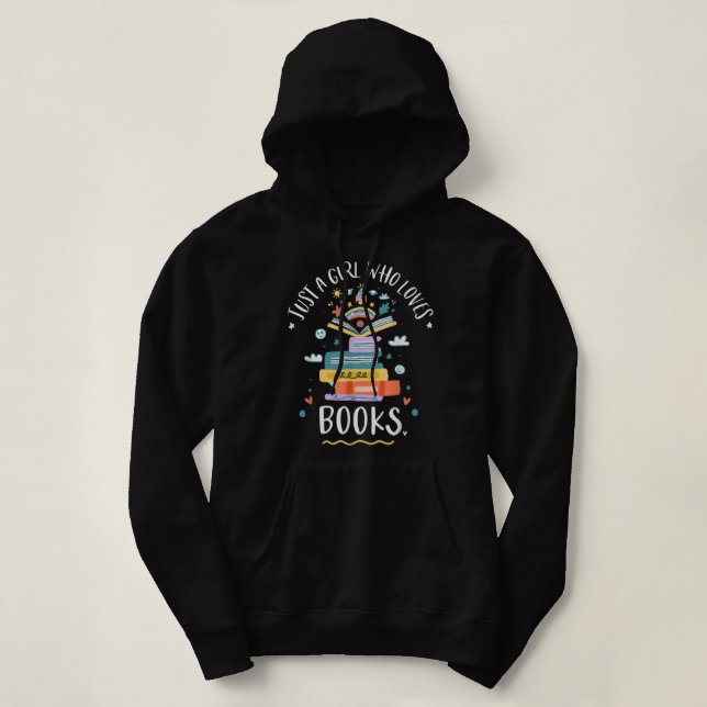 Nur ein Mädchen, das Geschenke für Bookworm T-S Li Hoodie (Design vorne)