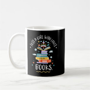 Nur ein Mädchen, das Geschenke für Bookworm T-S Li Kaffeetasse