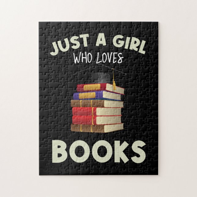 Nur ein Mädchen, das Geschenke für Buchwürmer Lieb (Vertikal)