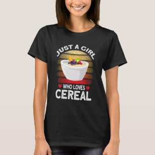 Nur ein Mädchen, das Getreide Liebe T-Shirt