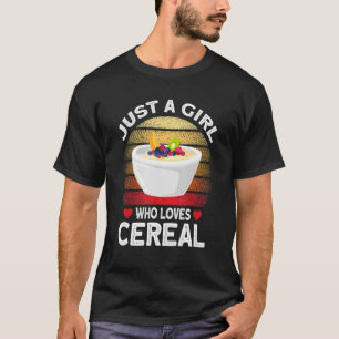 Nur ein Mädchen, das Getreide Liebe T-Shirt