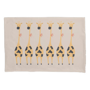 Nur ein Mädchen, das Giraffen-Kissen-Fall Lieben Kissenbezug