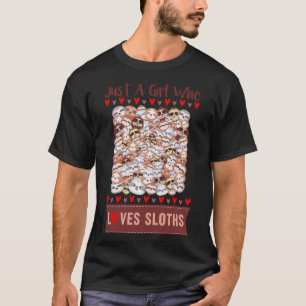 Nur ein Mädchen, das glatt Lieben, rosa Nahtloses  T-Shirt