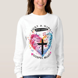 Nur ein Mädchen, das Gospel-Musik(Heart) Shirt lie
