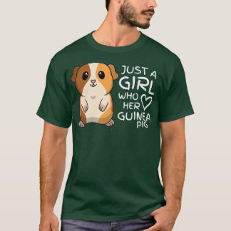 Nur ein Mädchen, das Guinea Liebe853 T-Shirt