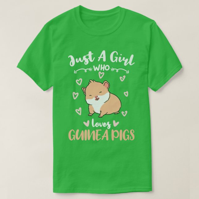 Nur ein Mädchen, das Guinea Liebe855 T-Shirt (Design vorne)