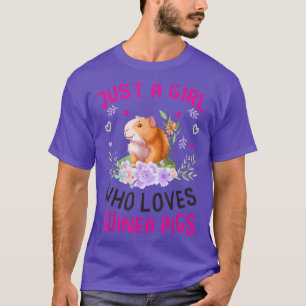 Nur ein Mädchen, das Guinea Liebe Guinea Schwein S T-Shirt
