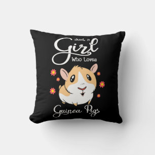 Nur ein Mädchen, das Guinea Liebe Kissen