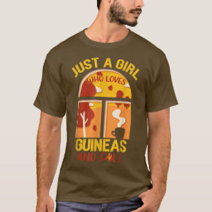 Nur ein Mädchen, das Guinea Liebe Schweine und Fal T-Shirt