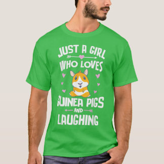 Nur ein Mädchen, das Guinea Liebe Schweine und lac T-Shirt