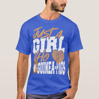 Nur ein Mädchen, das Guinea Lieben Schweine Guinea T-Shirt