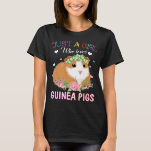 Nur ein Mädchen, das Guinea Schweine Shirt
