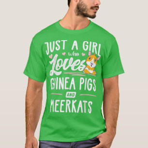 Nur ein Mädchen, das Guinea von Schweinen und Flei T-Shirt