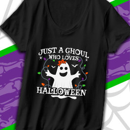 Nur ein Mädchen, das Halloween Funny Halloween Lie T-Shirt