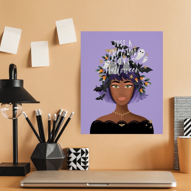 Nur ein Mädchen, das Halloween-Liebe Kostüm Schönh Poster (Von Creator hochgeladen)