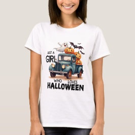 Nur ein Mädchen, das Halloween Lieben - Halloween T-Shirt