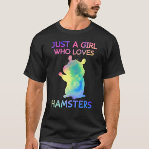 Nur ein Mädchen, das Hamsters Liebe Funny Hamster T-Shirt