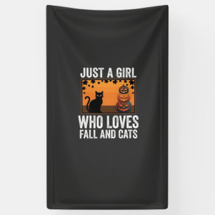 Nur ein Mädchen, das Herbst und Katzen liebt_1 Banner