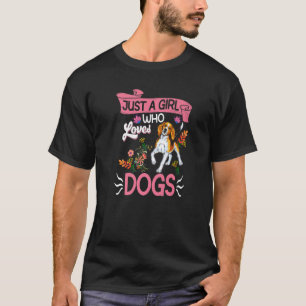 Nur ein Mädchen, das Hunde Lieben Hund Mama Weiner T-Shirt