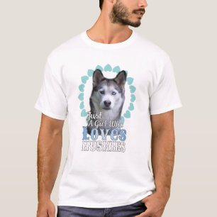 Nur ein Mädchen, das Huskies Lieben Shirt Niedlich