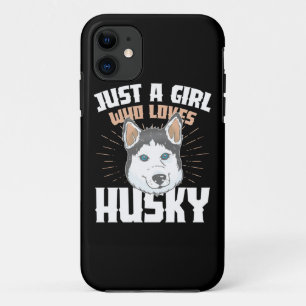 Nur ein Mädchen, das Husky liebt Case-Mate iPhone Hülle