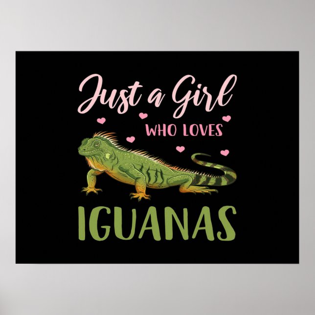 Nur ein Mädchen, das Iguanas Liebe Poster (Vorne)