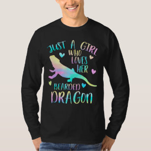 Nur ein Mädchen, das ihre bärtigen Drachendrachen T-Shirt