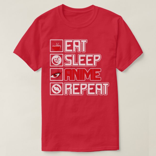 Nur ein Mädchen, das japanisches Comic zu Lieben h T-Shirt (Design vorne)