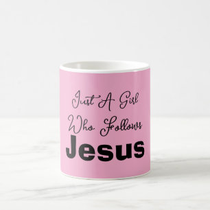 Nur ein Mädchen, das Jesus folgt Kaffeetasse