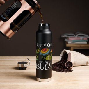 Nur ein Mädchen, das Käfer liebt Trinkflasche