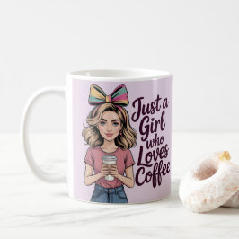 Nur Ein Mädchen, Das Kaffee Liebt Klassischer Tass Kaffeetasse