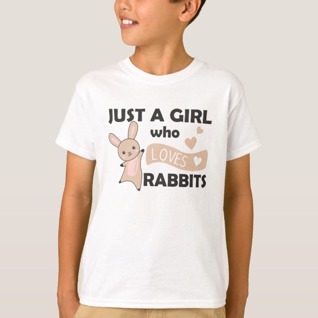 Nur ein Mädchen, das Kaninchen Liebe - Sweet Rabbi T-Shirt (Vorderseite)