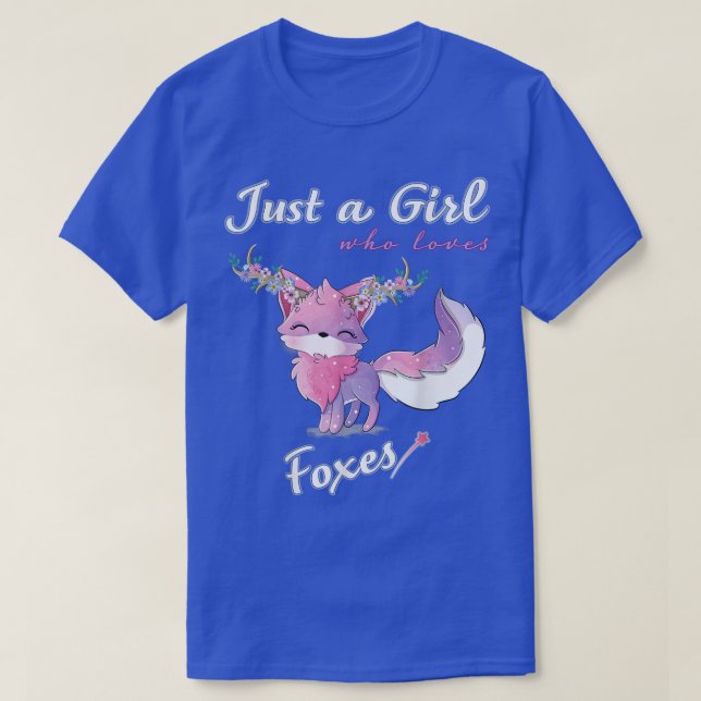 Nur ein Mädchen, das Kawaii-Blume für Anime Lieben T-Shirt (Design vorne)