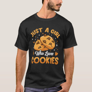 Nur Ein Mädchen Das Kekse Liebt T-Shirt