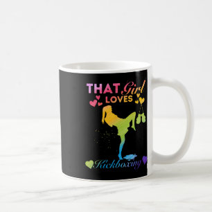 Nur ein Mädchen, das Kickboxen liebt Kaffeetasse