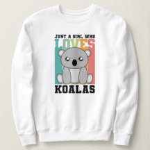 Nur ein Mädchen, das Koalas Niedlich Koala Liebe t