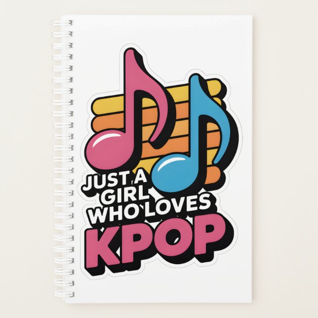 Nur ein Mädchen, das Kpop Lieben Planer (Vorderseite)