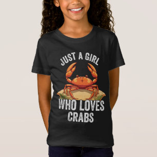 Nur ein Mädchen, das Krebse Lieben Krebstier T-Shirt