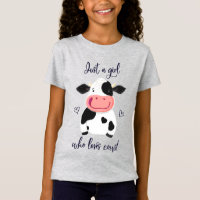 Nur ein Mädchen, das Kühe ! Herz und Holstein