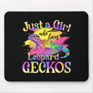 Nur ein Mädchen, das Leopardgeckos liebt Mousepad