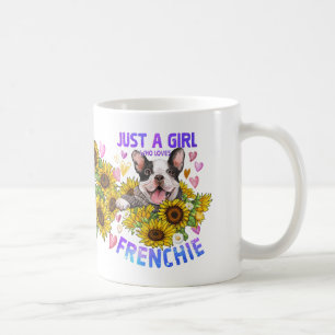 Nur ein Mädchen, das Liebe Französisch Bulldog Lov Kaffeetasse