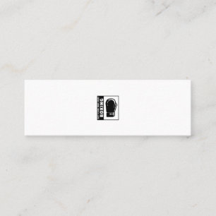 Nur ein Mädchen, das Liebe macht Mini Visitenkarte