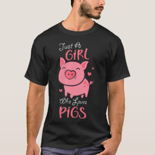 Nur ein Mädchen, das Liebe, schweint Niedliches Sc T-Shirt